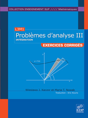 cover image of Problèmes d'analyse III--Intégration
